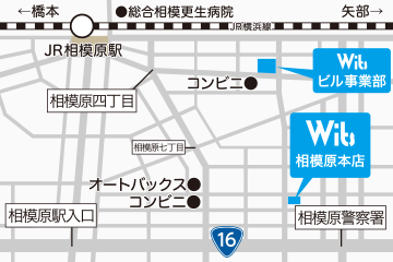 相模原本社地図